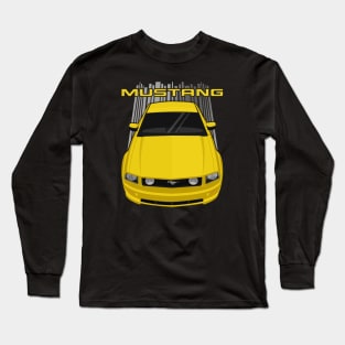 Mustang GT 2005-2009 - Yellow Long Sleeve T-Shirt